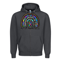 Smoke autism awareness Zipper Hoodie - CowhideDigitalArt
