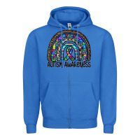 True Royal autism awareness Zipper Hoodie - CowhideDigitalArt