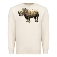 Sandshell Rhino Illustrations Premium Sweatshirt - LillyAllenDesigns