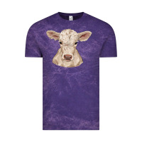Cloud Purple charolais calf Vintage Tee - RanaPortraitStore