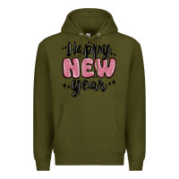 Army Green happy new year Premium Hoodie - MaliasSmallBusiness