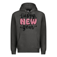 Charcoal Heather happy new year Premium Hoodie - MaliasSmallBusiness