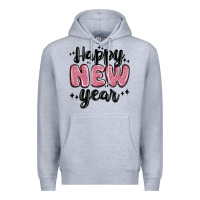 Heather Grey happy new year Premium Hoodie - MaliasSmallBusiness