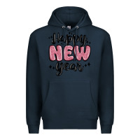Navy happy new year Premium Hoodie - MaliasSmallBusiness