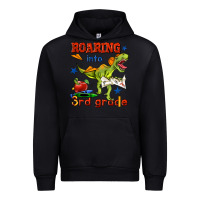 Black roaring into 3rd grade Urban Hoodie - BundleAndBundleShop