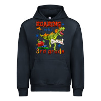Navy roaring into 3rd grade Urban Hoodie - BundleAndBundleShop
