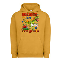 Pigment Peanut Butter roaring into 3rd grade Urban Hoodie - BundleAndBundleShop