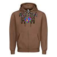 Chestnut autism mom Zipper Hoodie - CowhideDigitalArt