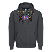 Smoke autism mom Zipper Hoodie - CowhideDigitalArt