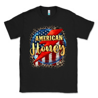 Black American honey 4th of july Classic Tee - CowGirlArtShop