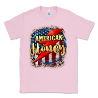 Bubblegum Pink American honey 4th of july Classic Tee - CowGirlArtShop