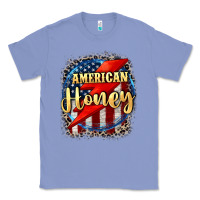 Colony Blue American honey 4th of july Classic Tee - CowGirlArtShop
