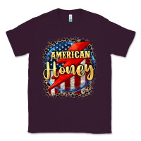 Plum American honey 4th of july Classic Tee - CowGirlArtShop