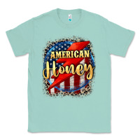 Seafoam American honey 4th of july Classic Tee - CowGirlArtShop