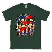 Sports Green American honey 4th of july Classic Tee - CowGirlArtShop