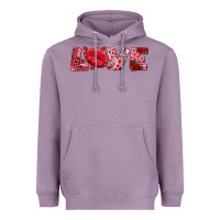 Lavender love with kiss Heavyweight Hoodie - AdoDesignShop