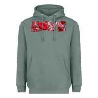 Sage love with kiss Heavyweight Hoodie - AdoDesignShop