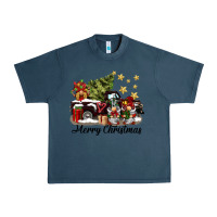 Midnight Navy merry christmas gnomes truck Urban Heavy Tee - BarkalooDesign