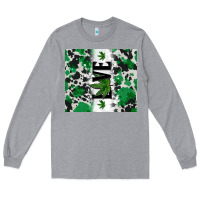 Heather Grey weed love tumbler3 Long Sleeve Tee - CTS Tumbler Store