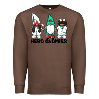 Chestnut hero gnomies african american nurse gnomies medical gnomies Premium Sweatshirt - BarkalooDesign