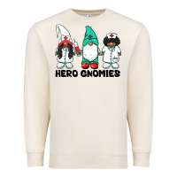 Sandshell hero gnomies african american nurse gnomies medical gnomies Premium Sweatshirt - BarkalooDesign