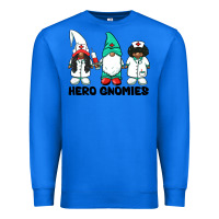 True Royal hero gnomies african american nurse gnomies medical gnomies Premium Sweatshirt - BarkalooDesign
