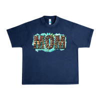 Navy aztec mom Urban Heavy Tee - Zillion Design Studio