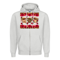 Dove Grey mexico gnomes mouse pad Zipper Hoodie - HRA Design Shop