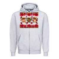 Heather Grey mexico gnomes mouse pad Zipper Hoodie - HRA Design Shop