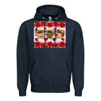 Navy mexico gnomes mouse pad Zipper Hoodie - HRA Design Shop