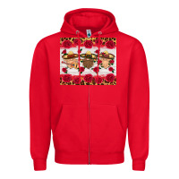 Red mexico gnomes mouse pad Zipper Hoodie - HRA Design Shop