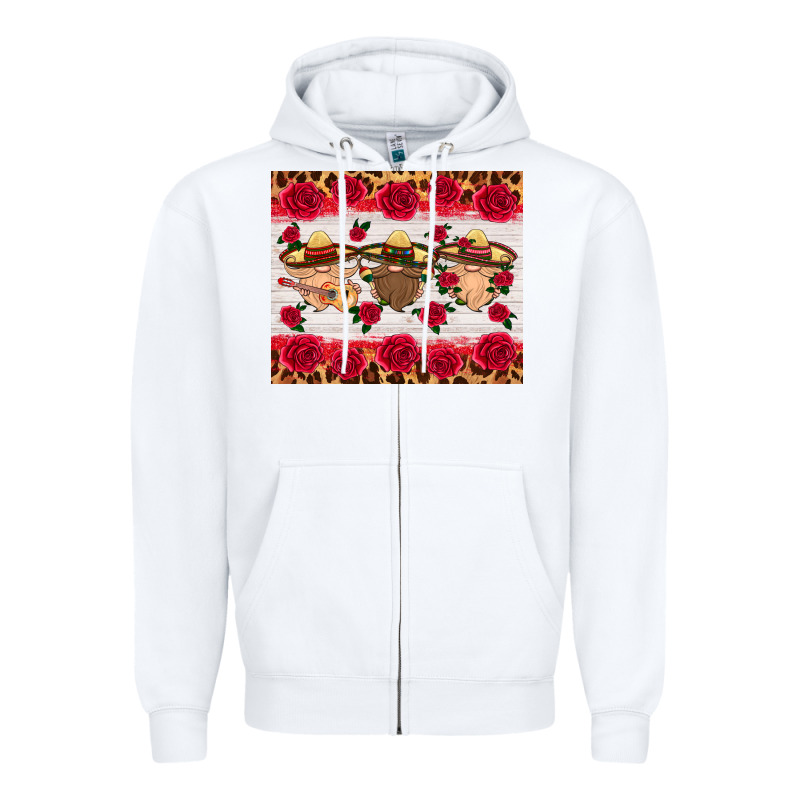 Mexico Gnomes Mouse Pad Zipper Hoodie by HRA Design Shop | Teevron