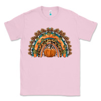Bubblegum Pink fall pumpkin rainbow Classic Tee - HRA Design Shop