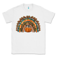 White fall pumpkin rainbow Classic Tee - HRA Design Shop