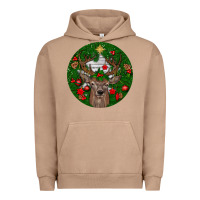 Pigment Burro deer christmas Urban Hoodie - BundleAndBundleShop