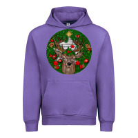 Tulip deer christmas Urban Hoodie - BundleAndBundleShop