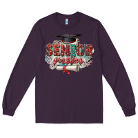 Plum senior 2023 mom Long Sleeve Tee - Zillion Design Studio