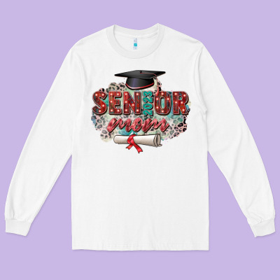 Senior 2023 Mom Long Sleeve Tee Designed By Zillion Design Studio