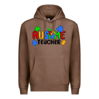 Chestnut ausome teacher Premium Hoodie - MaliasSmallBusiness