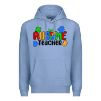 Colony Blue ausome teacher Premium Hoodie - MaliasSmallBusiness