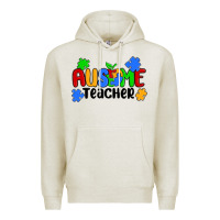 Oatmeal Heather ausome teacher Premium Hoodie - MaliasSmallBusiness