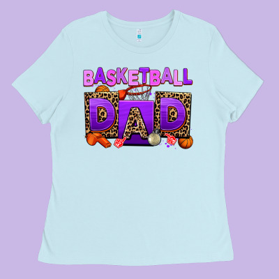 Basketball Ladies Tee Designed By Adodesignshop