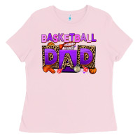 Bubblegum Pink basketball Ladies Tee - AdoDesignShop