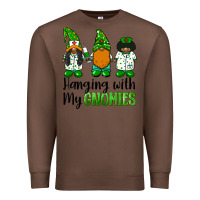 Chestnut hanging with my gnomies african american nurse gnomies Premium Sweatshirt - BarkalooDesign
