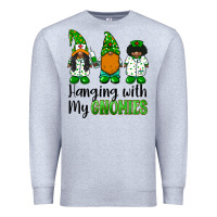 Hanging With My Gnomies African American Nurse Gnomies Premium Sweatshirt | Teevron