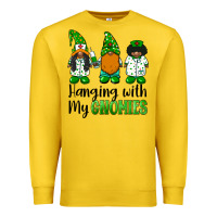 Lemon hanging with my gnomies african american nurse gnomies Premium Sweatshirt - BarkalooDesign