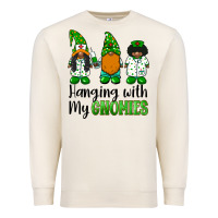 Sandshell hanging with my gnomies african american nurse gnomies Premium Sweatshirt - BarkalooDesign