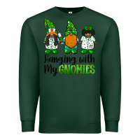 Sports Green hanging with my gnomies african american nurse gnomies Premium Sweatshirt - BarkalooDesign
