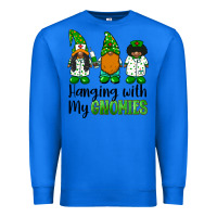 True Royal hanging with my gnomies african american nurse gnomies Premium Sweatshirt - BarkalooDesign
