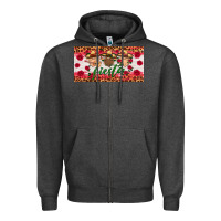 Fiesta Mexico Gnomes License Plate Zipper Hoodie | Teevron
